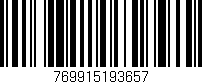 Código de barras (EAN, GTIN, SKU, ISBN): '769915193657'