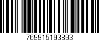 Código de barras (EAN, GTIN, SKU, ISBN): '769915193893'