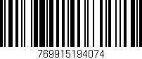 Código de barras (EAN, GTIN, SKU, ISBN): '769915194074'
