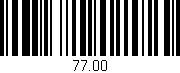 Código de barras (EAN, GTIN, SKU, ISBN): '77.00'