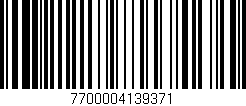 Código de barras (EAN, GTIN, SKU, ISBN): '7700004139371'