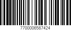 Código de barras (EAN, GTIN, SKU, ISBN): '7700006567424'