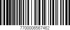Código de barras (EAN, GTIN, SKU, ISBN): '7700006567462'