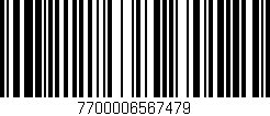 Código de barras (EAN, GTIN, SKU, ISBN): '7700006567479'