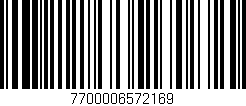 Código de barras (EAN, GTIN, SKU, ISBN): '7700006572169'