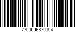 Código de barras (EAN, GTIN, SKU, ISBN): '7700006679394'