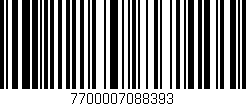 Código de barras (EAN, GTIN, SKU, ISBN): '7700007088393'