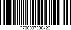 Código de barras (EAN, GTIN, SKU, ISBN): '7700007088423'