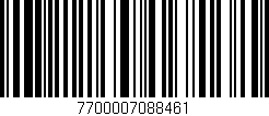 Código de barras (EAN, GTIN, SKU, ISBN): '7700007088461'