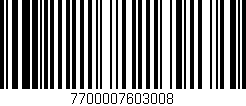 Código de barras (EAN, GTIN, SKU, ISBN): '7700007603008'