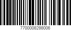 Código de barras (EAN, GTIN, SKU, ISBN): '7700008288006'