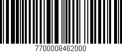 Código de barras (EAN, GTIN, SKU, ISBN): '7700008462000'