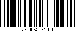 Código de barras (EAN, GTIN, SKU, ISBN): '7700053461393'