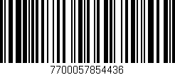 Código de barras (EAN, GTIN, SKU, ISBN): '7700057854436'