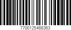 Código de barras (EAN, GTIN, SKU, ISBN): '7700125466363'