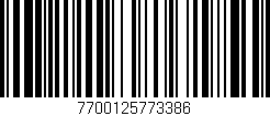 Código de barras (EAN, GTIN, SKU, ISBN): '7700125773386'