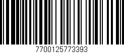 Código de barras (EAN, GTIN, SKU, ISBN): '7700125773393'