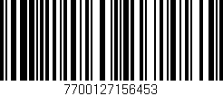 Código de barras (EAN, GTIN, SKU, ISBN): '7700127156453'
