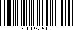 Código de barras (EAN, GTIN, SKU, ISBN): '7700127425382'