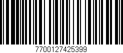 Código de barras (EAN, GTIN, SKU, ISBN): '7700127425399'