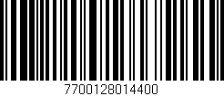 Código de barras (EAN, GTIN, SKU, ISBN): '7700128014400'