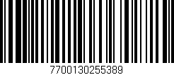 Código de barras (EAN, GTIN, SKU, ISBN): '7700130255389'