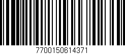 Código de barras (EAN, GTIN, SKU, ISBN): '7700150614371'