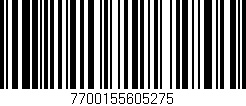 Código de barras (EAN, GTIN, SKU, ISBN): '7700155605275'