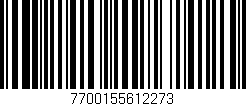 Código de barras (EAN, GTIN, SKU, ISBN): '7700155612273'