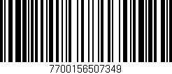 Código de barras (EAN, GTIN, SKU, ISBN): '7700156507349'
