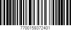 Código de barras (EAN, GTIN, SKU, ISBN): '7700159372401'