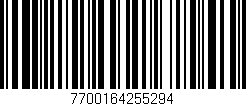 Código de barras (EAN, GTIN, SKU, ISBN): '7700164255294'