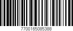 Código de barras (EAN, GTIN, SKU, ISBN): '7700165085388'