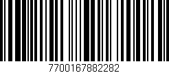 Código de barras (EAN, GTIN, SKU, ISBN): '7700167882282'