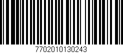 Código de barras (EAN, GTIN, SKU, ISBN): '7702010130243'
