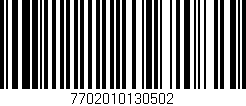 Código de barras (EAN, GTIN, SKU, ISBN): '7702010130502'