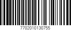 Código de barras (EAN, GTIN, SKU, ISBN): '7702010130755'