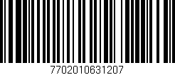 Código de barras (EAN, GTIN, SKU, ISBN): '7702010631207'