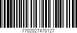 Código de barras (EAN, GTIN, SKU, ISBN): '7702027470127'
