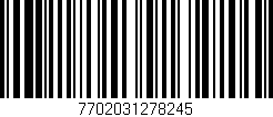 Código de barras (EAN, GTIN, SKU, ISBN): '7702031278245'
