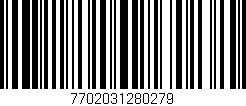 Código de barras (EAN, GTIN, SKU, ISBN): '7702031280279'
