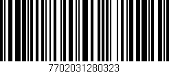 Código de barras (EAN, GTIN, SKU, ISBN): '7702031280323'