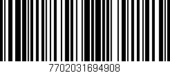 Código de barras (EAN, GTIN, SKU, ISBN): '7702031694908'