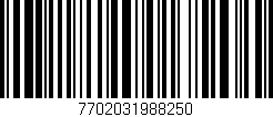 Código de barras (EAN, GTIN, SKU, ISBN): '7702031988250'