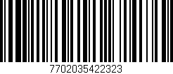 Código de barras (EAN, GTIN, SKU, ISBN): '7702035422323'