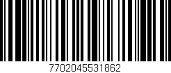 Código de barras (EAN, GTIN, SKU, ISBN): '7702045531862'