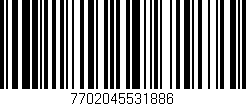 Código de barras (EAN, GTIN, SKU, ISBN): '7702045531886'