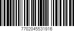Código de barras (EAN, GTIN, SKU, ISBN): '7702045531916'
