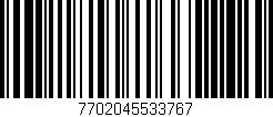 Código de barras (EAN, GTIN, SKU, ISBN): '7702045533767'
