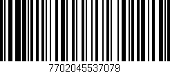 Código de barras (EAN, GTIN, SKU, ISBN): '7702045537079'